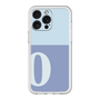 スリムプロテクションプレミアムケース［ オリジナル - initial two tone - O blue ］