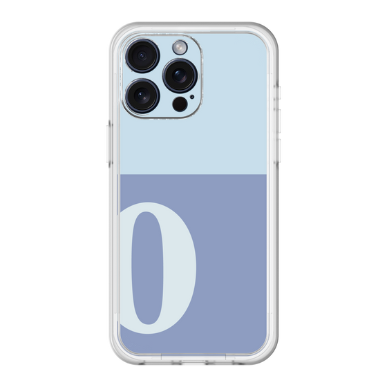 スリムプロテクションプレミアムケース［ オリジナル - initial two tone - O blue ］