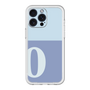 スリムプロテクションプレミアムケース［ オリジナル - initial two tone - O blue ］