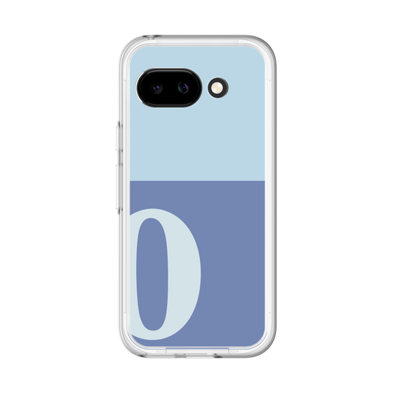 スリムプロテクションプレミアムケース［ オリジナル - initial two tone - O blue ］