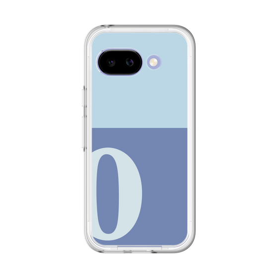 スリムプロテクションプレミアムケース［ オリジナル - initial two tone - O blue ］