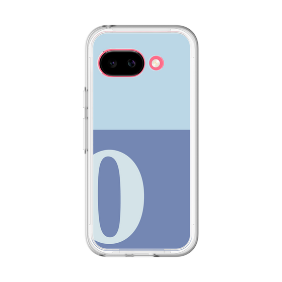 スリムプロテクションプレミアムケース［ オリジナル - initial two tone - O blue ］