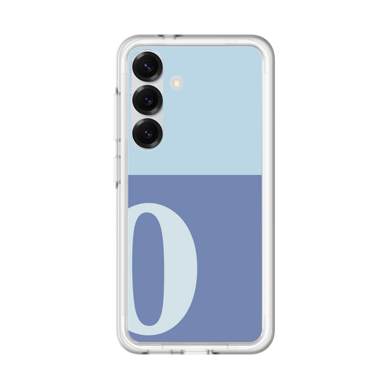 スリムプロテクションプレミアムケース［ オリジナル - initial two tone - O blue ］