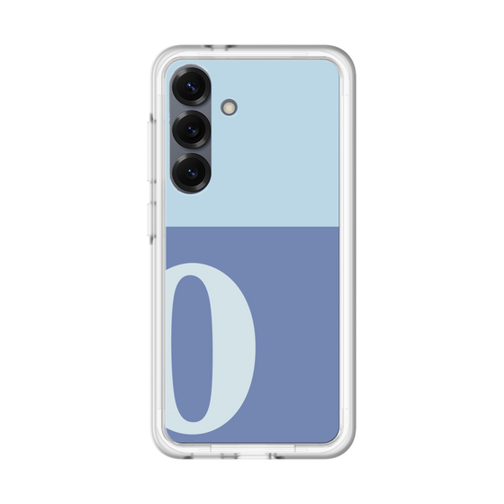スリムプロテクションプレミアムケース［ オリジナル - initial two tone - O blue ］