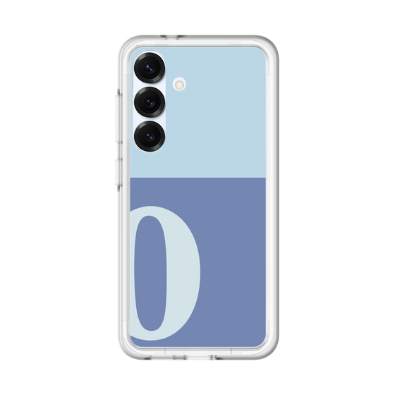 スリムプロテクションプレミアムケース［ オリジナル - initial two tone - O blue ］