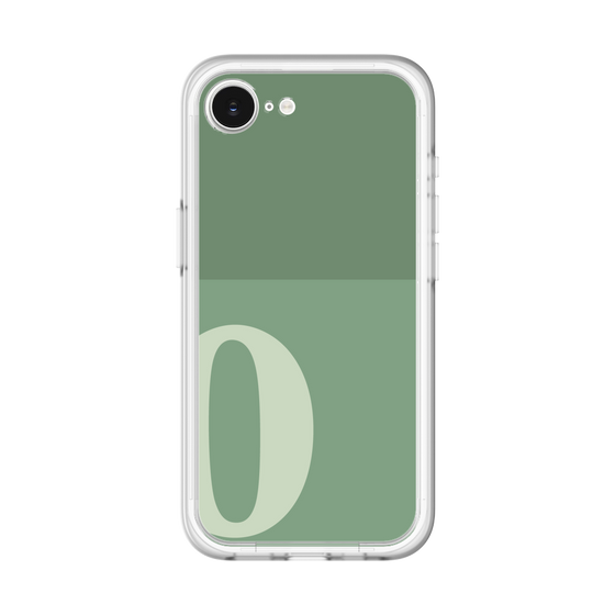 スリムプロテクションプレミアムケース［ オリジナル - initial two tone - O green ］