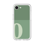 スリムプロテクションプレミアムケース［ オリジナル - initial two tone - O green ］