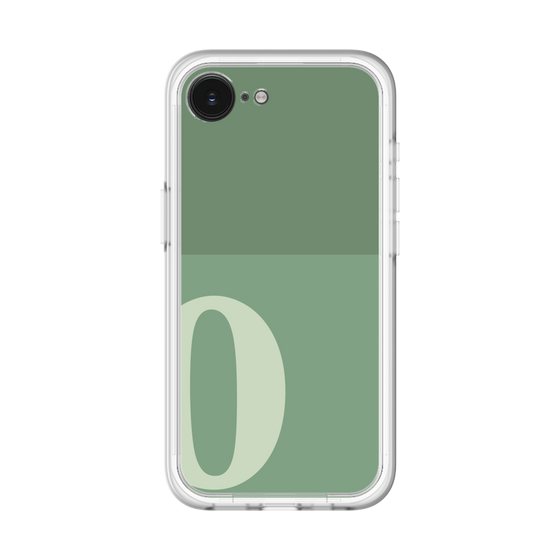 スリムプロテクションプレミアムケース［ オリジナル - initial two tone - O green ］