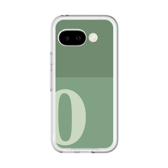 スリムプロテクションプレミアムケース［ オリジナル - initial two tone - O green ］