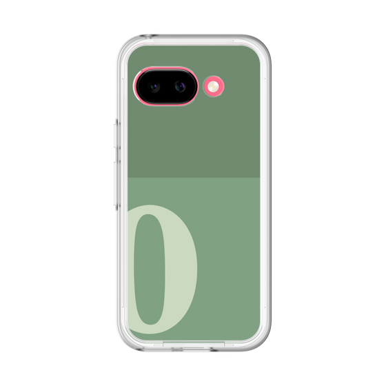 スリムプロテクションプレミアムケース［ オリジナル - initial two tone - O green ］