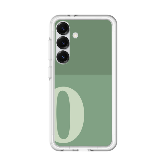 スリムプロテクションプレミアムケース［ オリジナル - initial two tone - O green ］