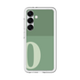 スリムプロテクションプレミアムケース［ オリジナル - initial two tone - O green ］
