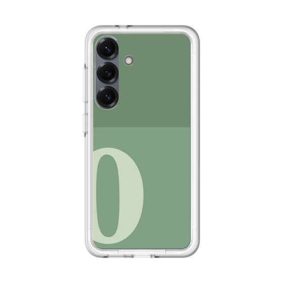 スリムプロテクションプレミアムケース［ オリジナル - initial two tone - O green ］