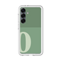 スリムプロテクションプレミアムケース［ オリジナル - initial two tone - O green ］