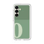 スリムプロテクションプレミアムケース［ オリジナル - initial two tone - O green ］