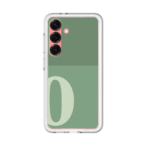 スリムプロテクションプレミアムケース［ オリジナル - initial two tone - O green ］
