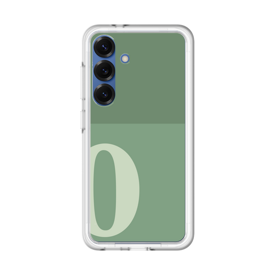 スリムプロテクションプレミアムケース［ オリジナル - initial two tone - O green ］