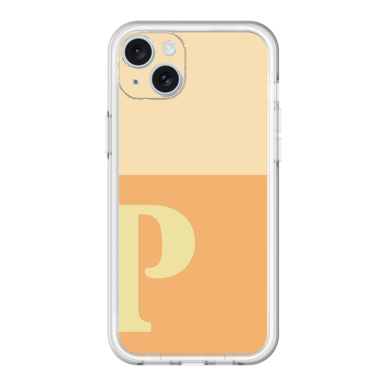 スリムプロテクションプレミアムケース［ オリジナル - initial two tone - P orange ］