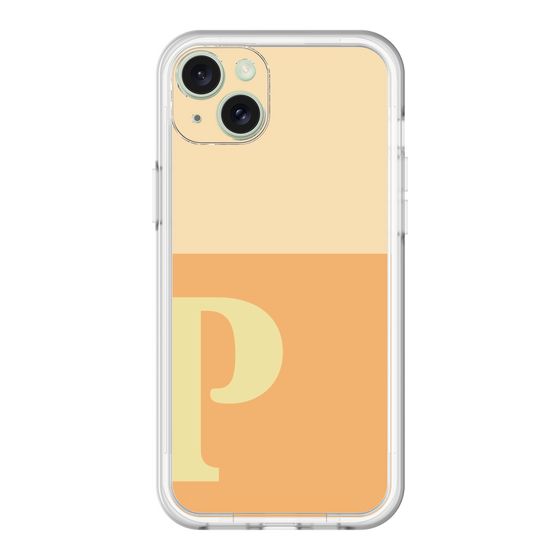 スリムプロテクションプレミアムケース［ オリジナル - initial two tone - P orange ］