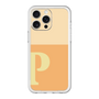 スリムプロテクションプレミアムケース［ オリジナル - initial two tone - P orange ］