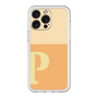 スリムプロテクションプレミアムケース［ オリジナル - initial two tone - P orange ］