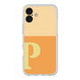 スリムプロテクションプレミアムケース［ オリジナル - initial two tone - P orange ］