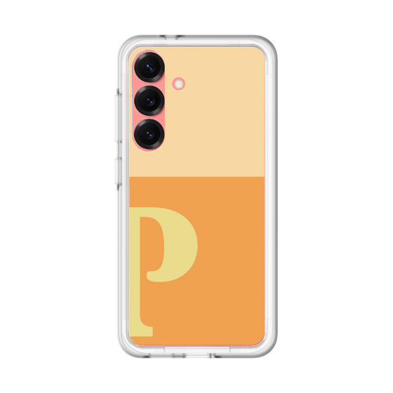 スリムプロテクションプレミアムケース［ オリジナル - initial two tone - P orange ］