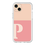 スリムプロテクションプレミアムケース［ オリジナル - initial two tone - P pink ］