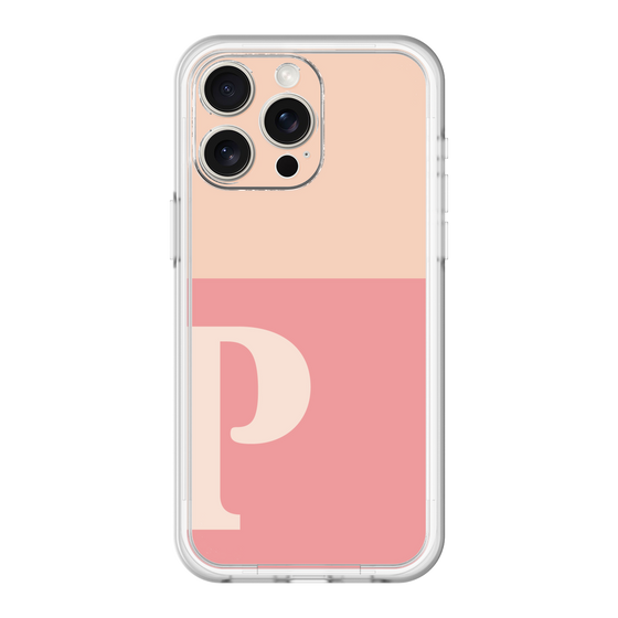 スリムプロテクションプレミアムケース［ オリジナル - initial two tone - P pink ］