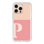 スリムプロテクションプレミアムケース［ オリジナル - initial two tone - P pink ］