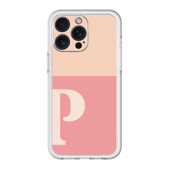 スリムプロテクションプレミアムケース［ オリジナル - initial two tone - P pink ］