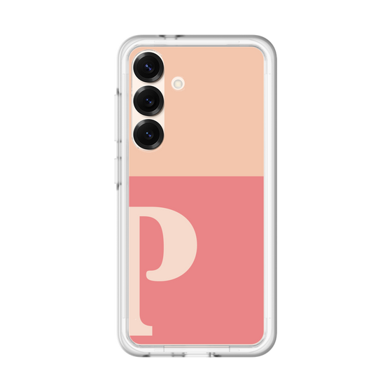 スリムプロテクションプレミアムケース［ オリジナル - initial two tone - P pink ］