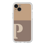 スリムプロテクションプレミアムケース［ オリジナル - initial two tone - P brown ］