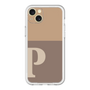 スリムプロテクションプレミアムケース［ オリジナル - initial two tone - P brown ］