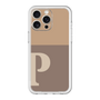 スリムプロテクションプレミアムケース［ オリジナル - initial two tone - P brown ］