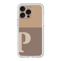 スリムプロテクションプレミアムケース［ オリジナル - initial two tone - P brown ］
