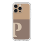 スリムプロテクションプレミアムケース［ オリジナル - initial two tone - P brown ］