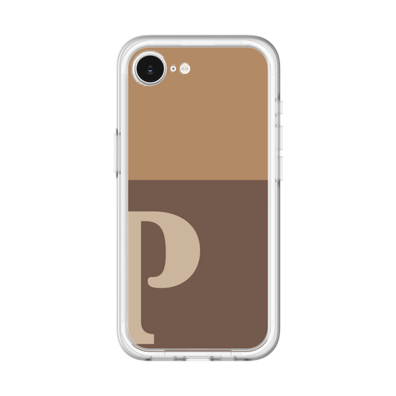 スリムプロテクションプレミアムケース［ オリジナル - initial two tone - P brown ］
