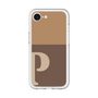 スリムプロテクションプレミアムケース［ オリジナル - initial two tone - P brown ］
