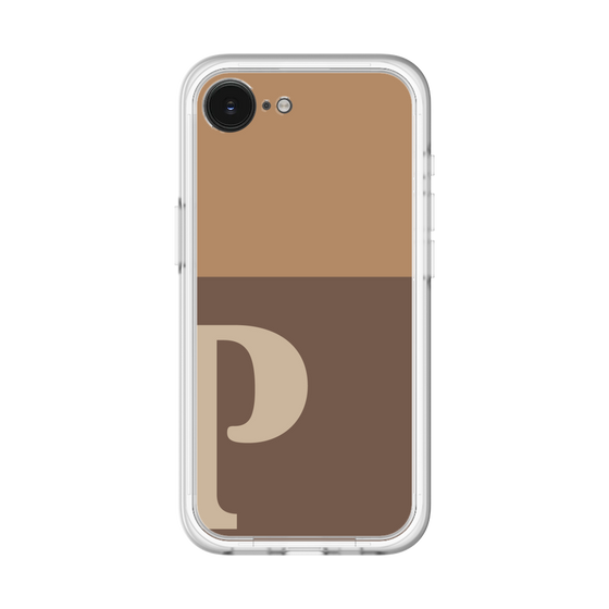 スリムプロテクションプレミアムケース［ オリジナル - initial two tone - P brown ］