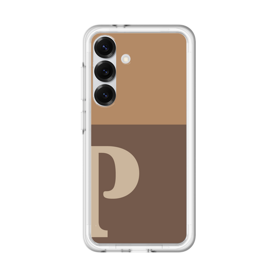 スリムプロテクションプレミアムケース［ オリジナル - initial two tone - P brown ］