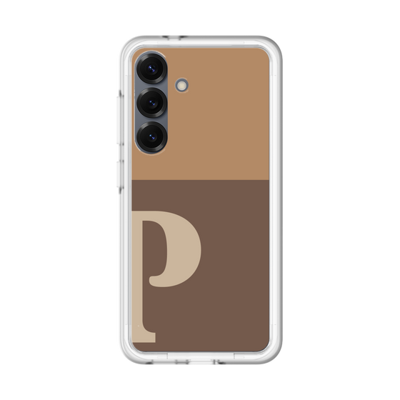 スリムプロテクションプレミアムケース［ オリジナル - initial two tone - P brown ］