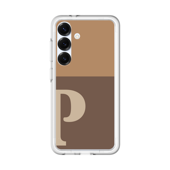 スリムプロテクションプレミアムケース［ オリジナル - initial two tone - P brown ］