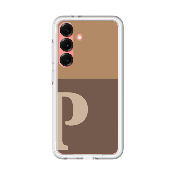 スリムプロテクションプレミアムケース［ オリジナル - initial two tone - P brown ］