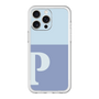 スリムプロテクションプレミアムケース［ オリジナル - initial two tone - P blue ］