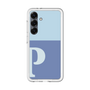 スリムプロテクションプレミアムケース［ オリジナル - initial two tone - P blue ］