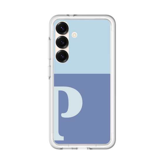スリムプロテクションプレミアムケース［ オリジナル - initial two tone - P blue ］
