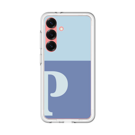 スリムプロテクションプレミアムケース［ オリジナル - initial two tone - P blue ］