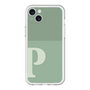 スリムプロテクションプレミアムケース［ オリジナル - initial two tone - P green ］