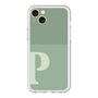 スリムプロテクションプレミアムケース［ オリジナル - initial two tone - P green ］